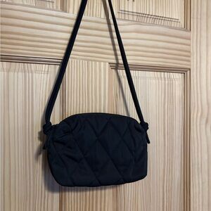 Vera Bradley Black Quilted Crossbody Bag